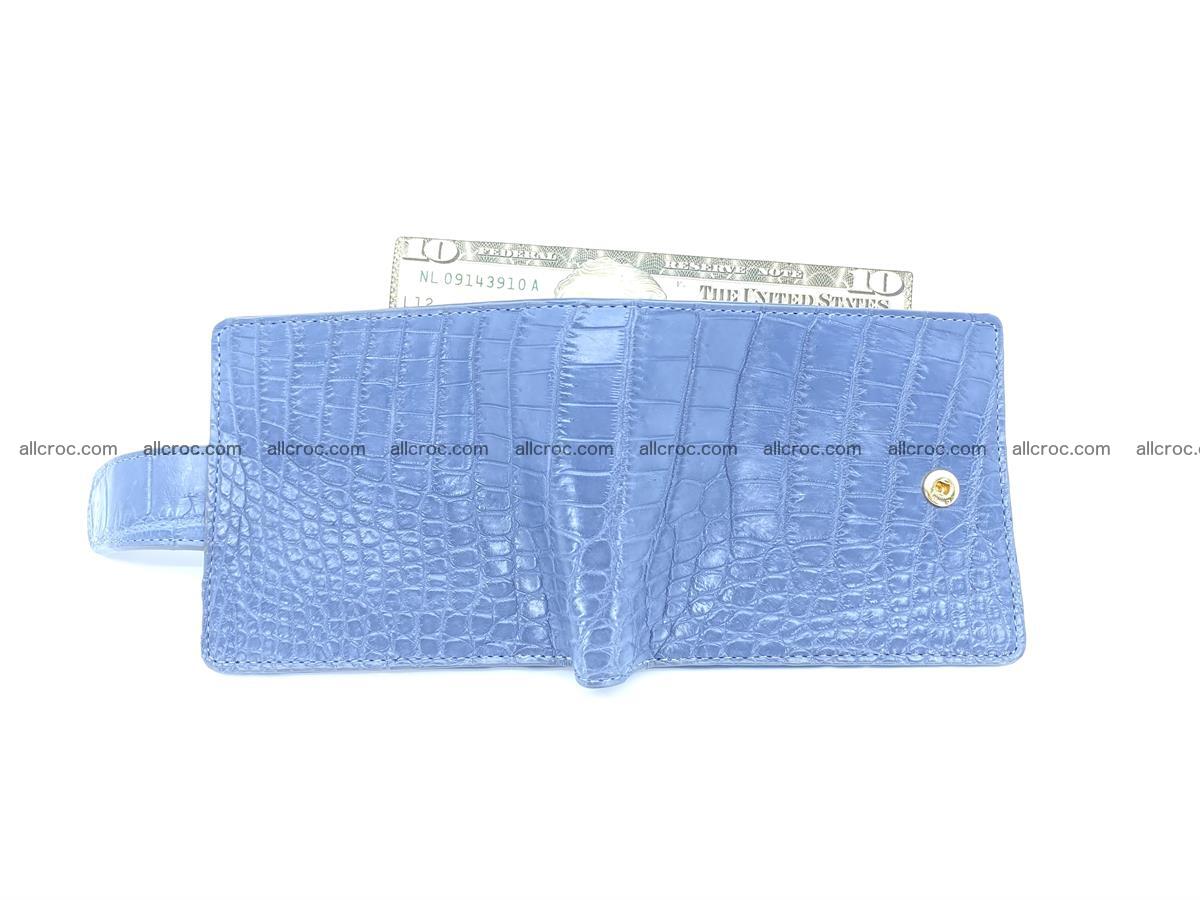 Crocodile skin wallet, small billfold 1431 Foto 3