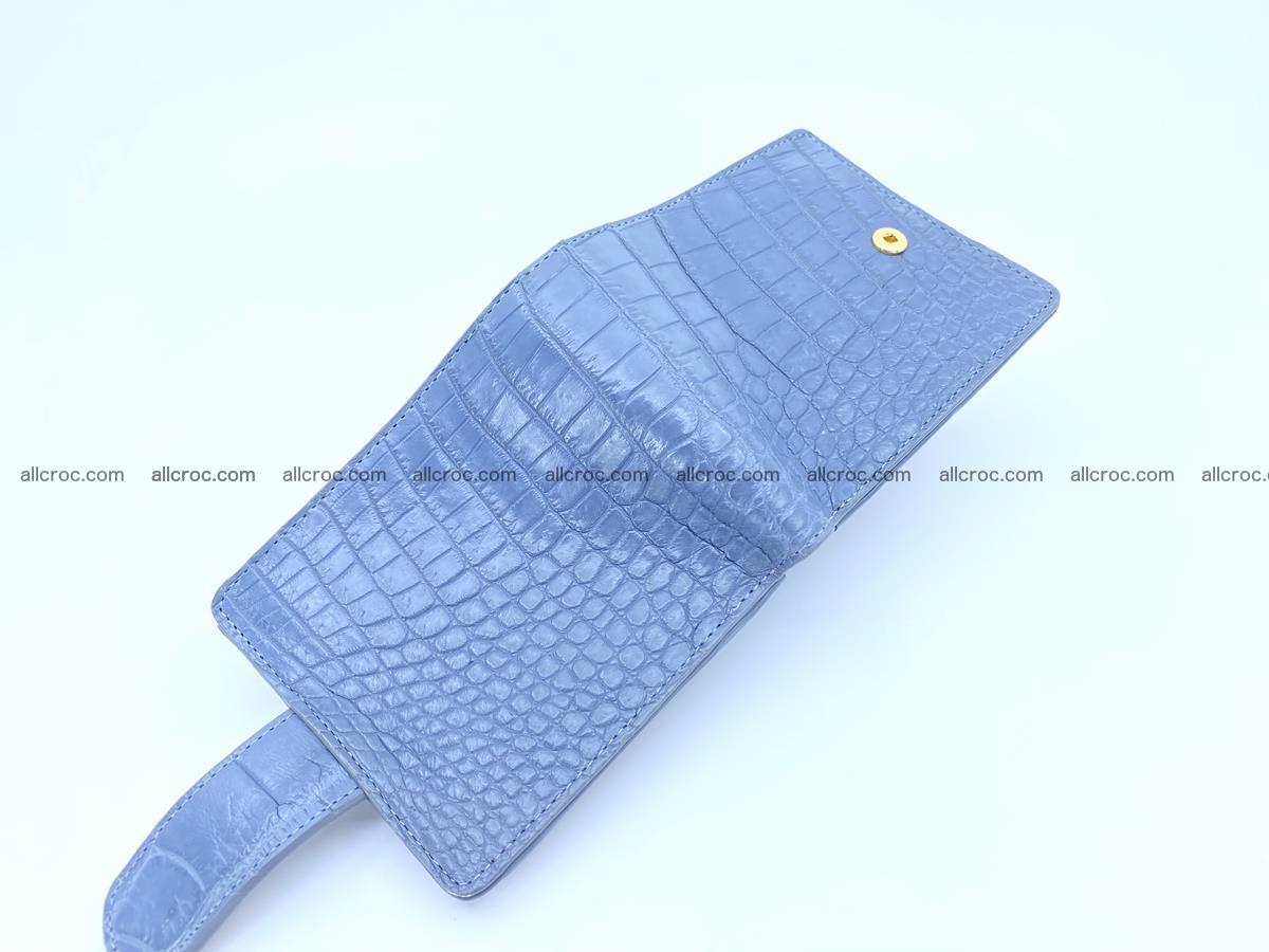 Crocodile skin wallet, small billfold 1431 Foto 4