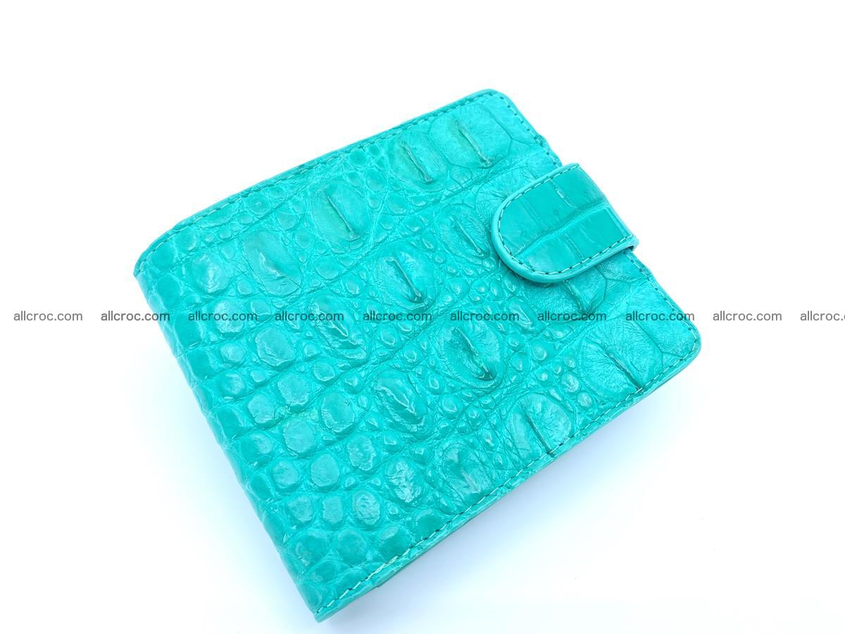 Crocodile skin wallet, small billfold 1418 Foto 0