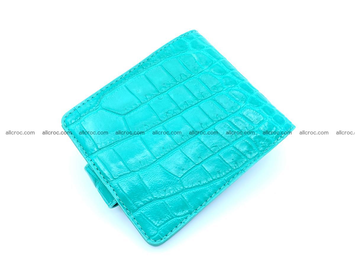 Crocodile skin wallet, small billfold 1418 Foto 1