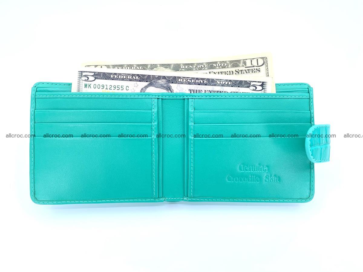 Crocodile skin wallet, small billfold 1418 Foto 5