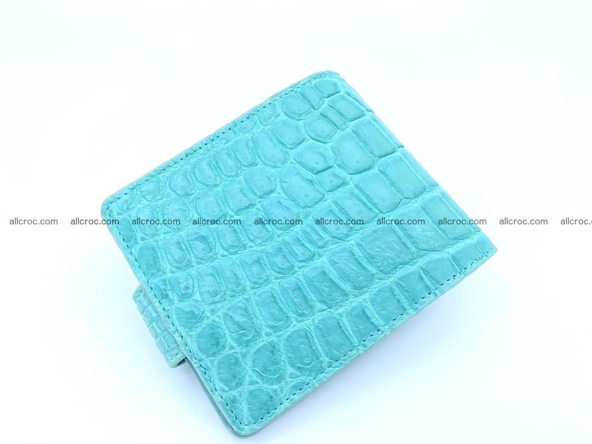 Crocodile skin wallet, small billfold 1428 Foto 1