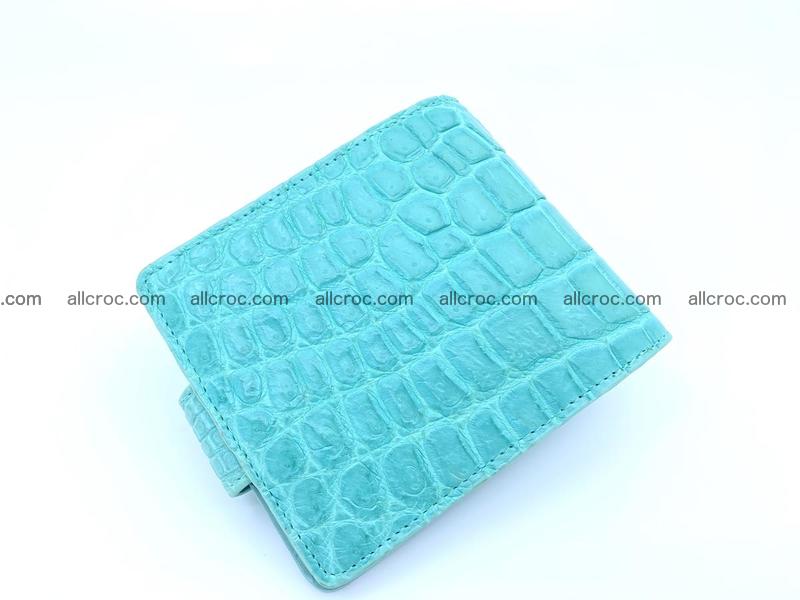 Crocodile skin wallet, small billfold 1428