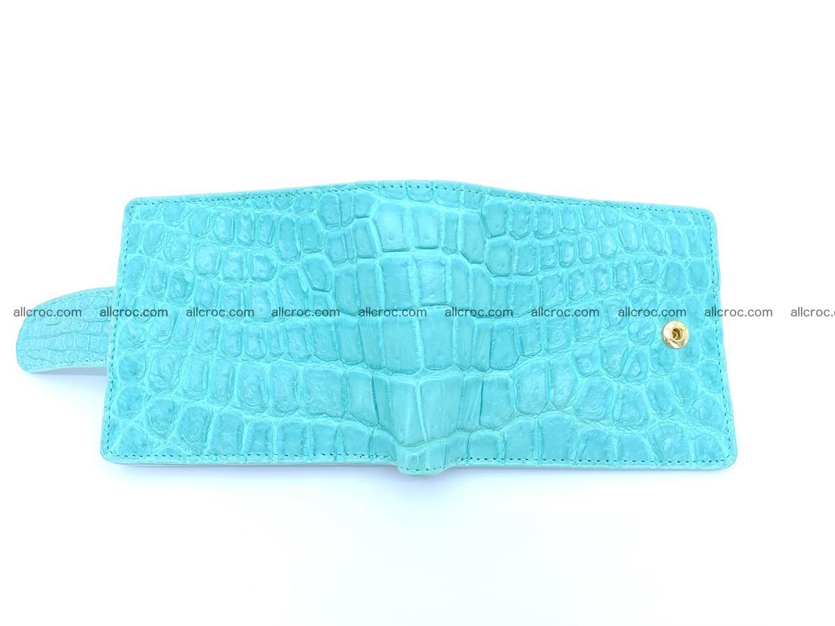 Crocodile skin wallet, small billfold 1428 Foto 2