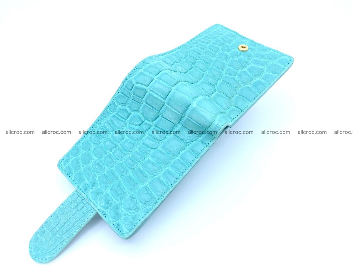 Crocodile skin wallet, small billfold 1428 Foto 3