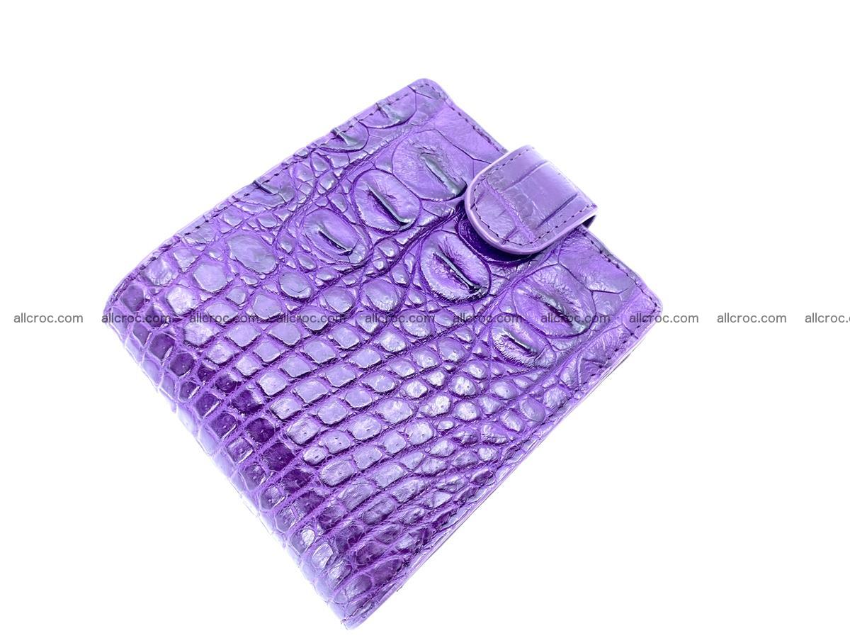 Crocodile skin wallet, small billfold 1420 Foto 0
