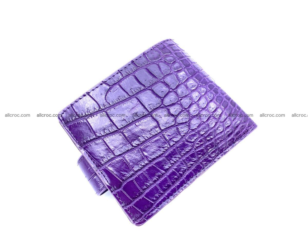 Crocodile skin wallet, small billfold 1420 Foto 1