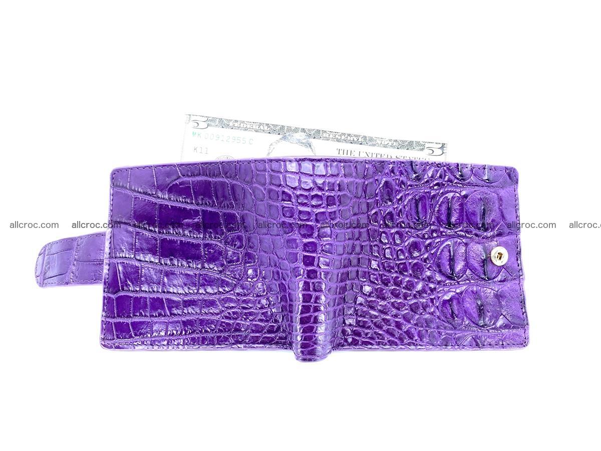 Crocodile skin wallet, small billfold 1420 Foto 3