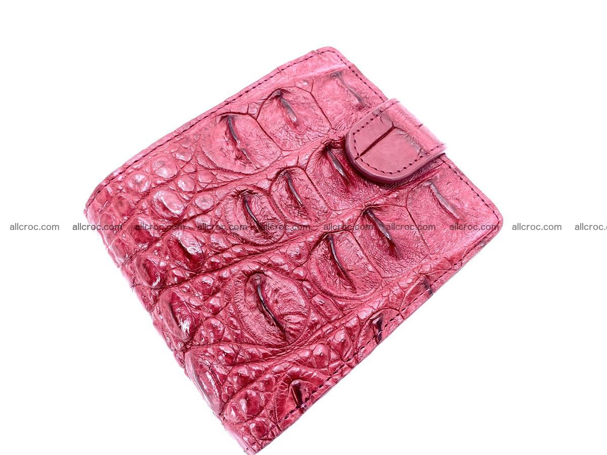 Crocodile skin wallet, small billfold 1419 Foto 0