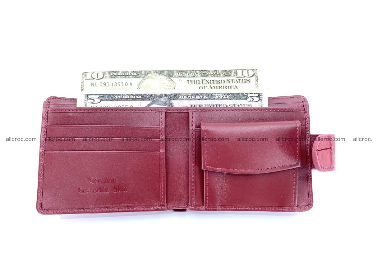 Crocodile skin wallet, small billfold 1419 Foto 4