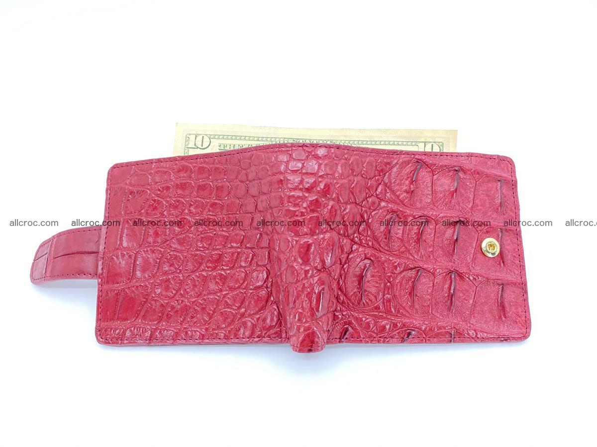 Crocodile skin wallet, small billfold 1419 Foto 3