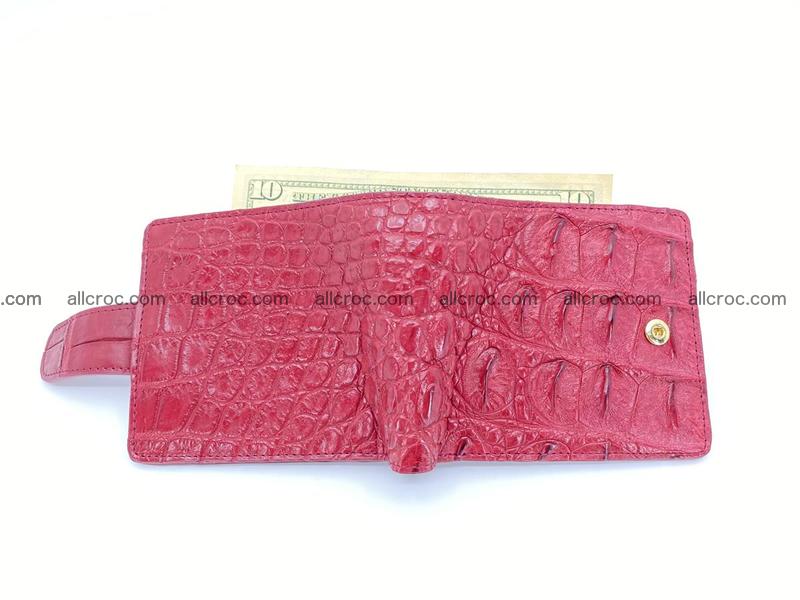 Crocodile skin wallet, small billfold 1419