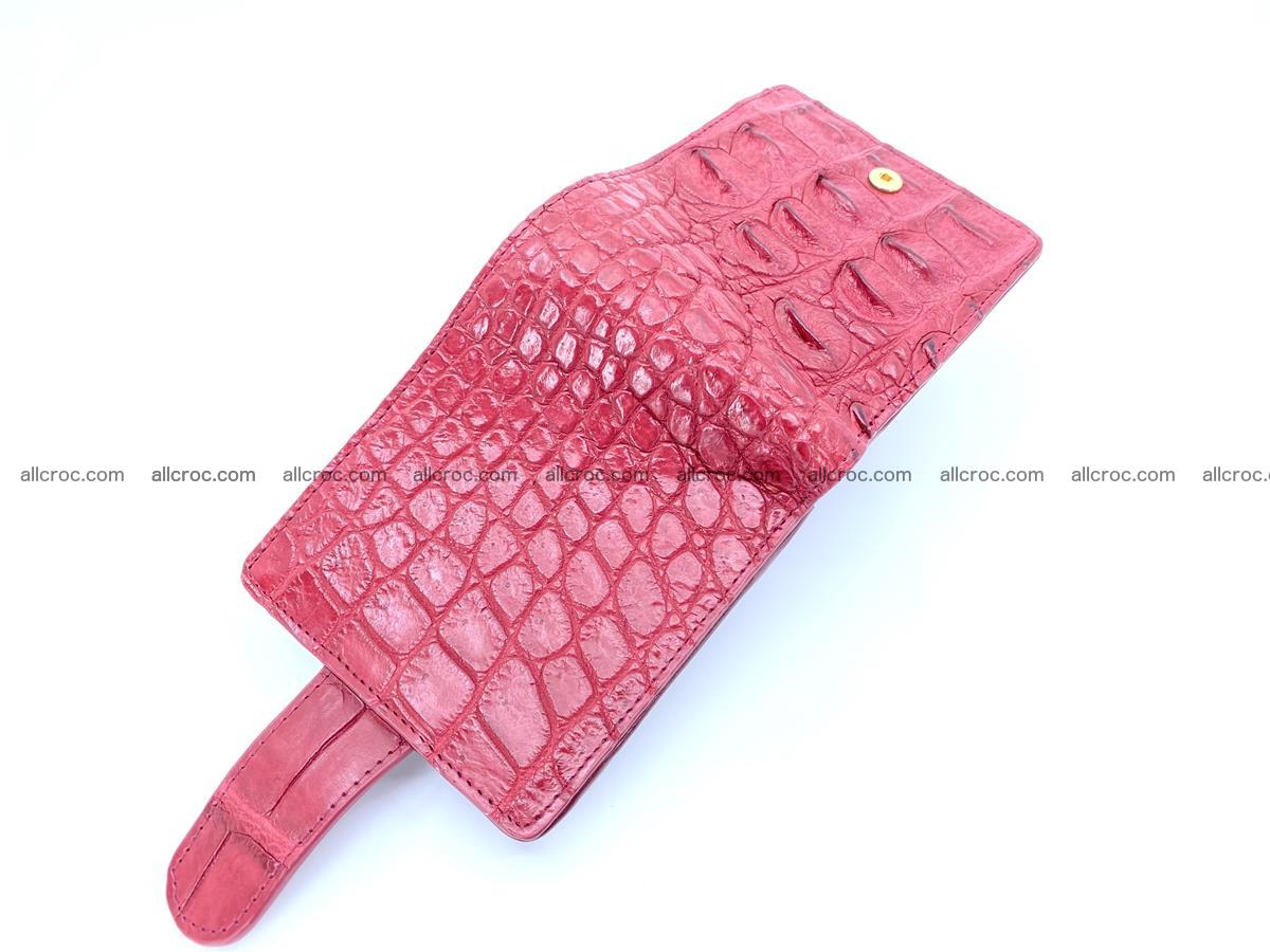 Crocodile skin wallet, small billfold 1419 Foto 2