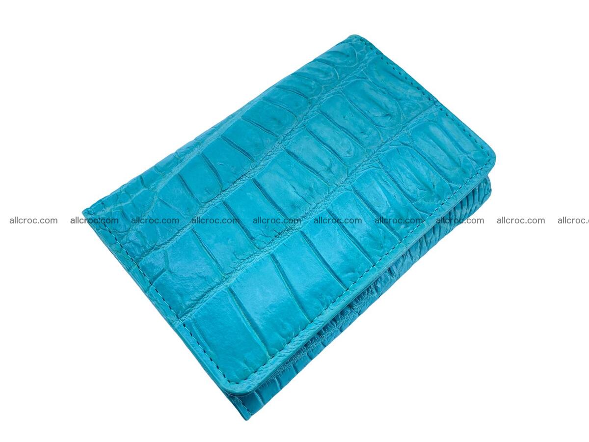 Crocodile skin wallet with coin pocket 1920 Foto 0