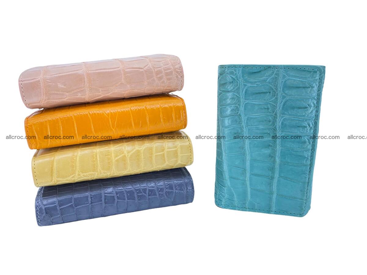 Crocodile skin wallet with coin pocket 1920 Foto 7