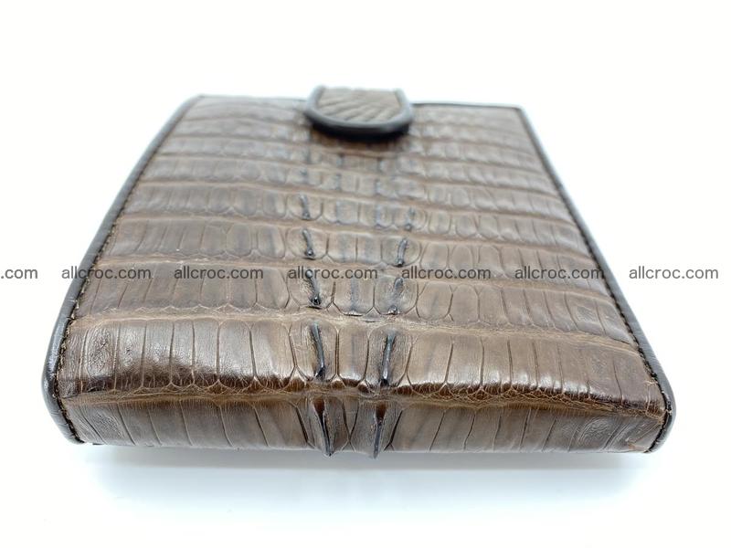 Crocodile skin wallet with strap 913