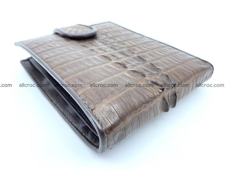 Crocodile skin wallet with strap 913