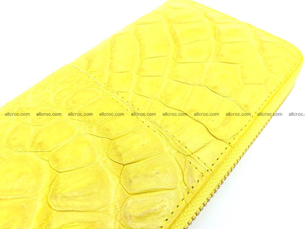 Crocodile skin wallet with zip 972 Foto 10