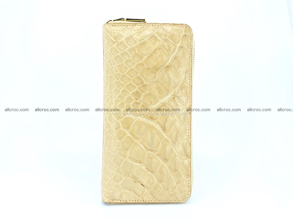 Crocodile skin wallet with zip 974 Foto 5