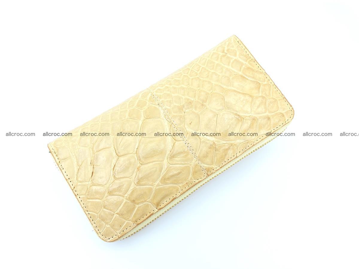 Crocodile skin wallet with zip 974 Foto 6