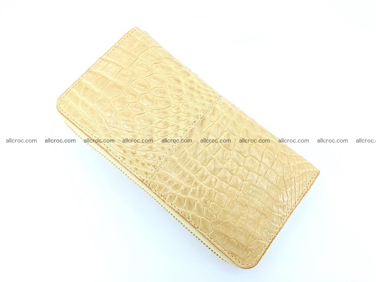 Crocodile skin wallet with zip 974 Foto 7
