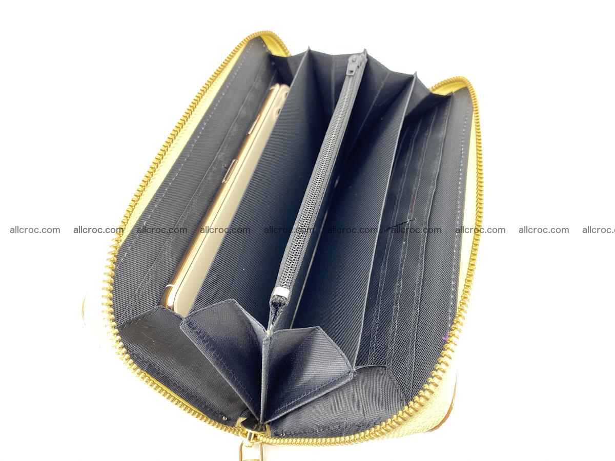 Crocodile skin wallet with zip 974 Foto 12