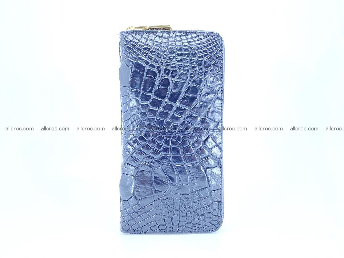 Crocodile skin wallet with zip 976 Foto 5