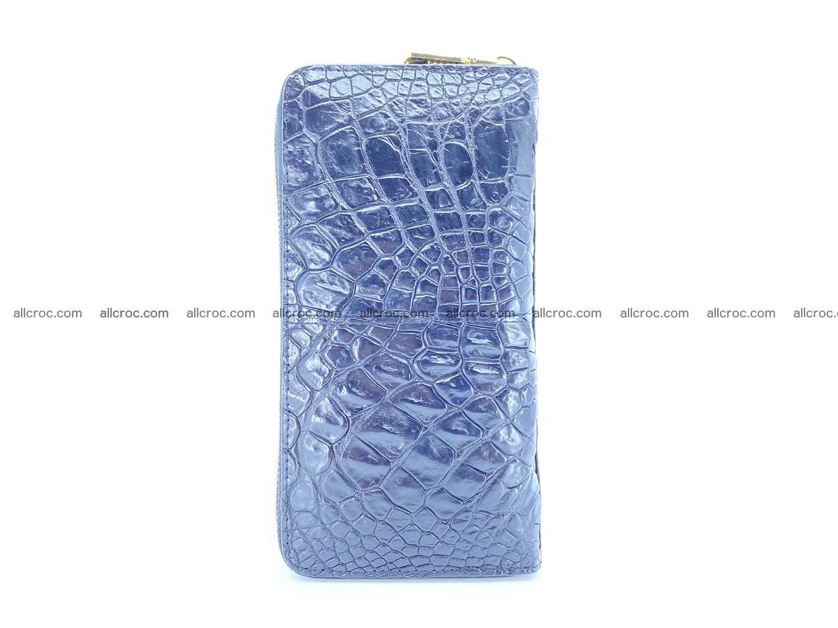 Crocodile skin wallet with zip 976 Foto 4