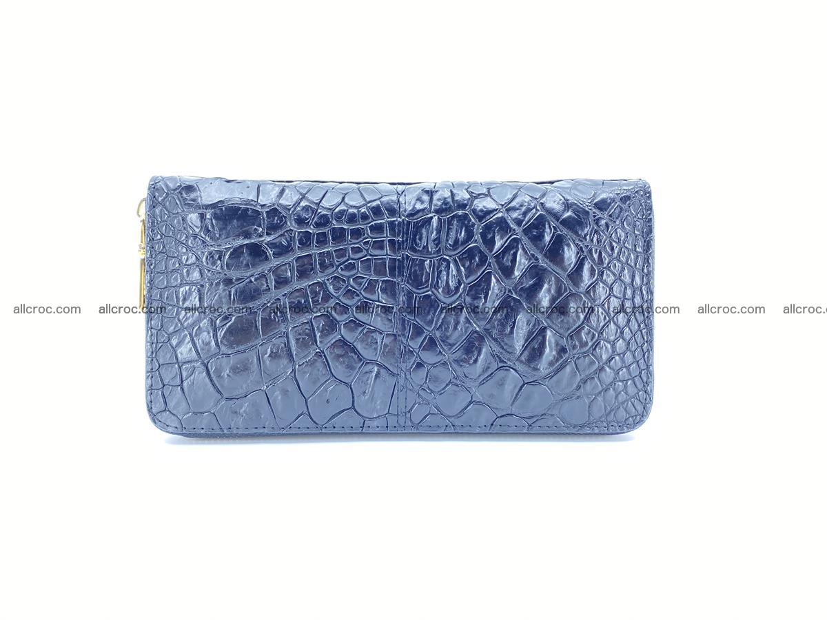 Crocodile skin wallet with zip 976 Foto 1