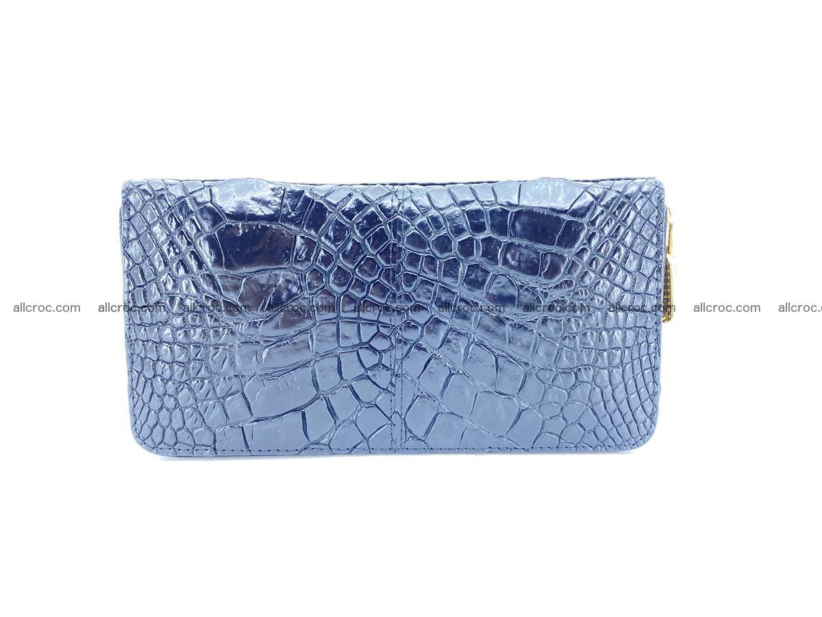 Crocodile skin wallet with zip 976 Foto 0