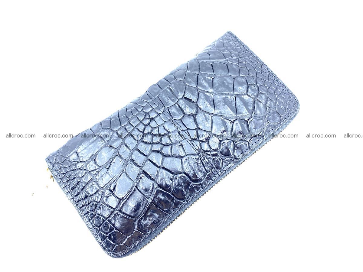 Crocodile skin wallet with zip 976 Foto 6