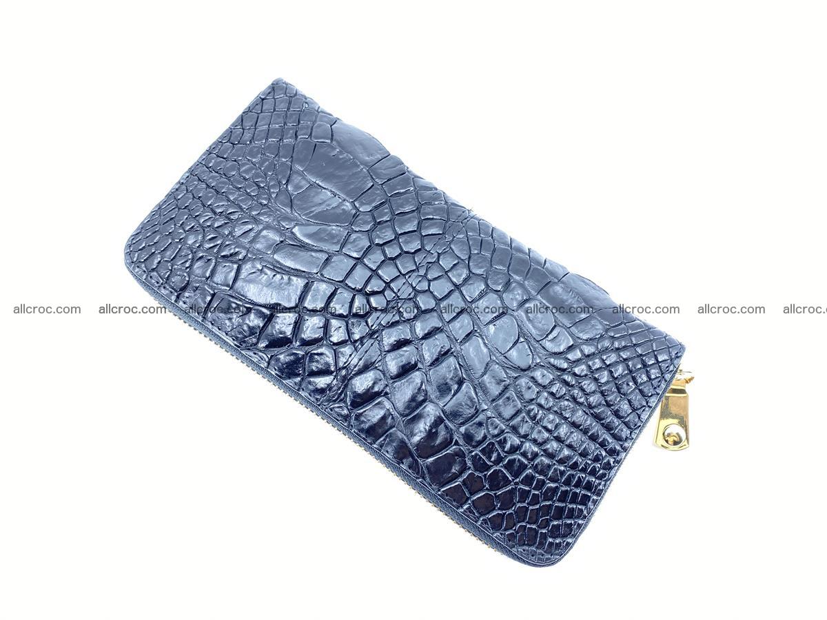 Crocodile skin wallet with zip 976 Foto 7