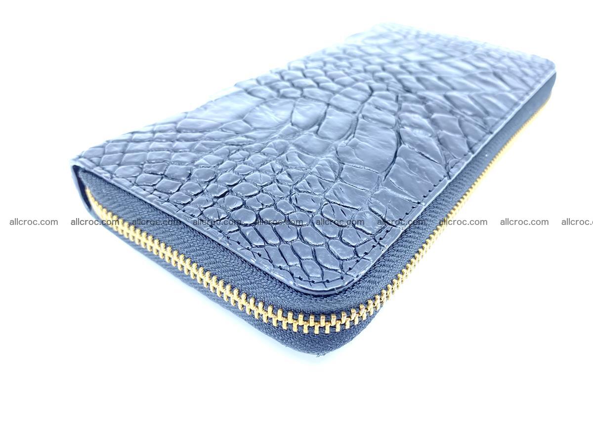 Crocodile skin wallet with zip 976 Foto 9