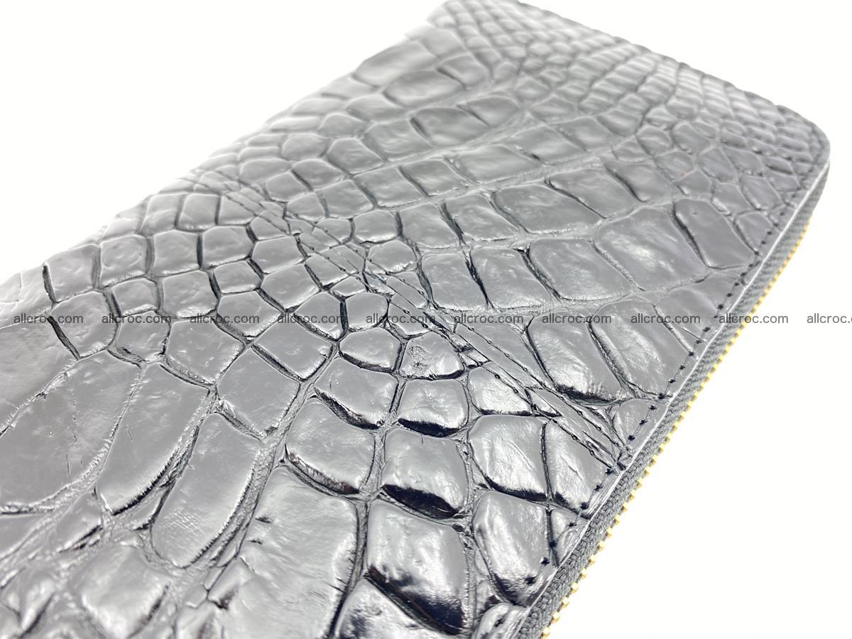 Crocodile skin wallet with zip 976 Foto 10