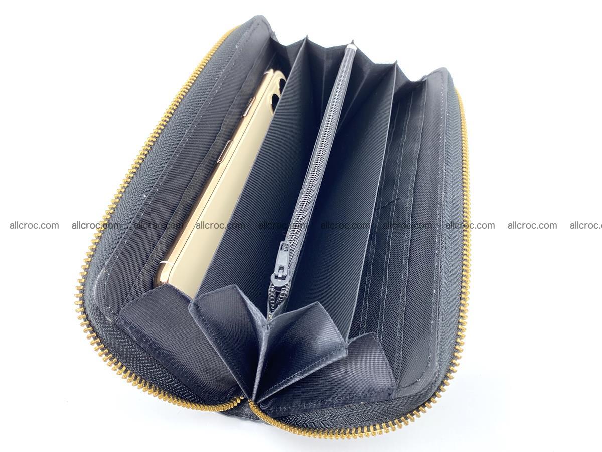 Crocodile skin wallet with zip 976 Foto 13