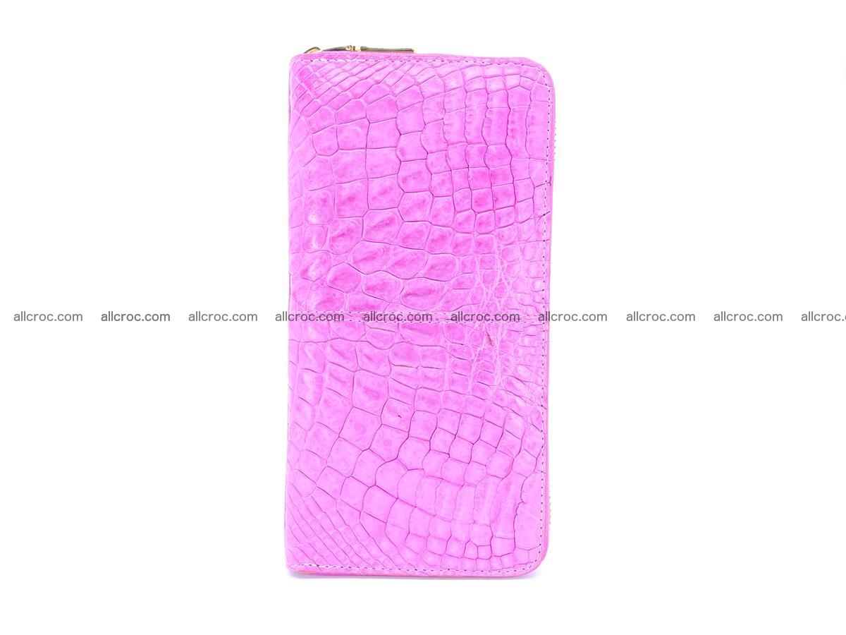 Crocodile skin wallet with zip 977 Foto 5