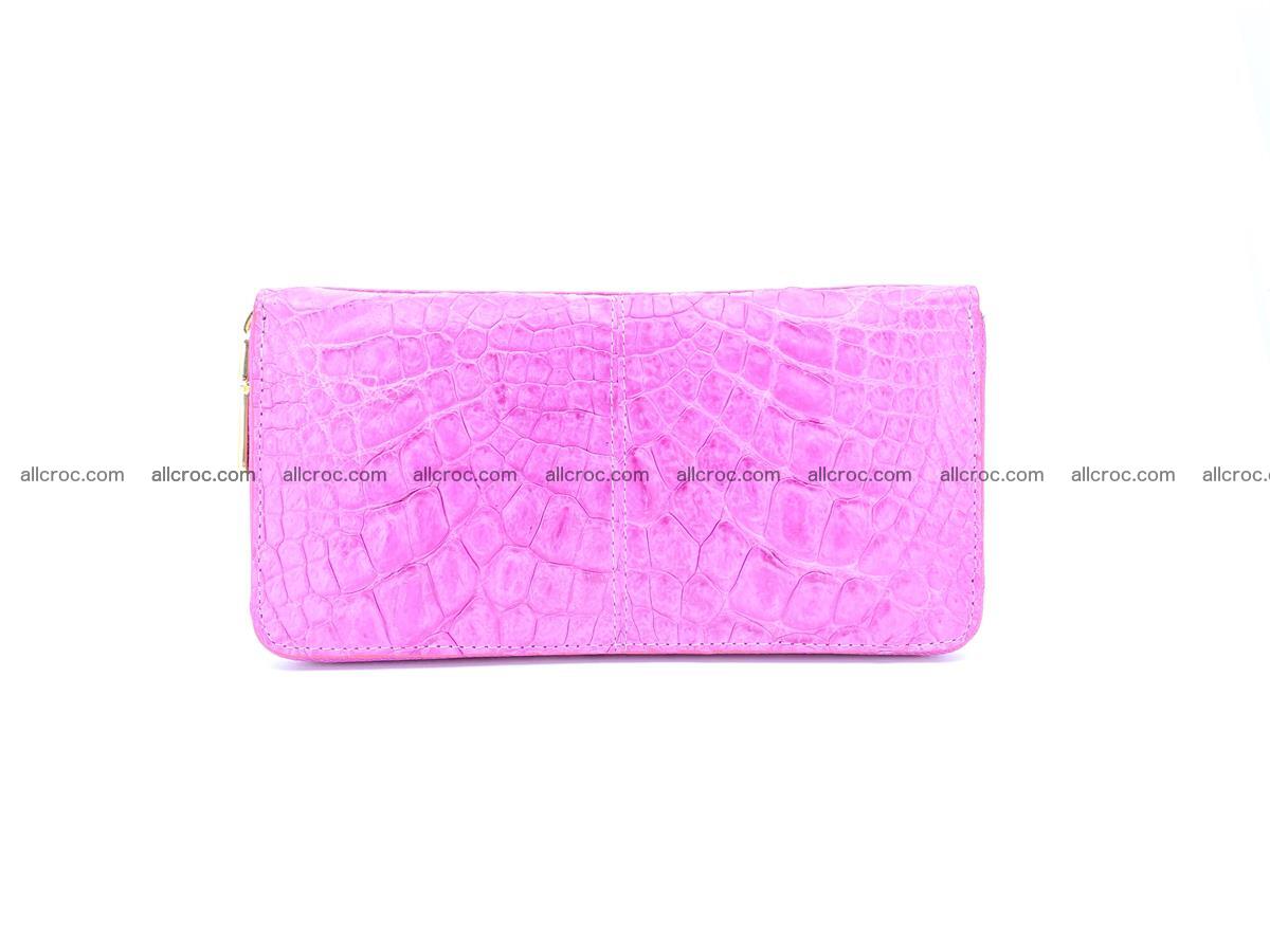 Crocodile skin wallet with zip 977 Foto 0