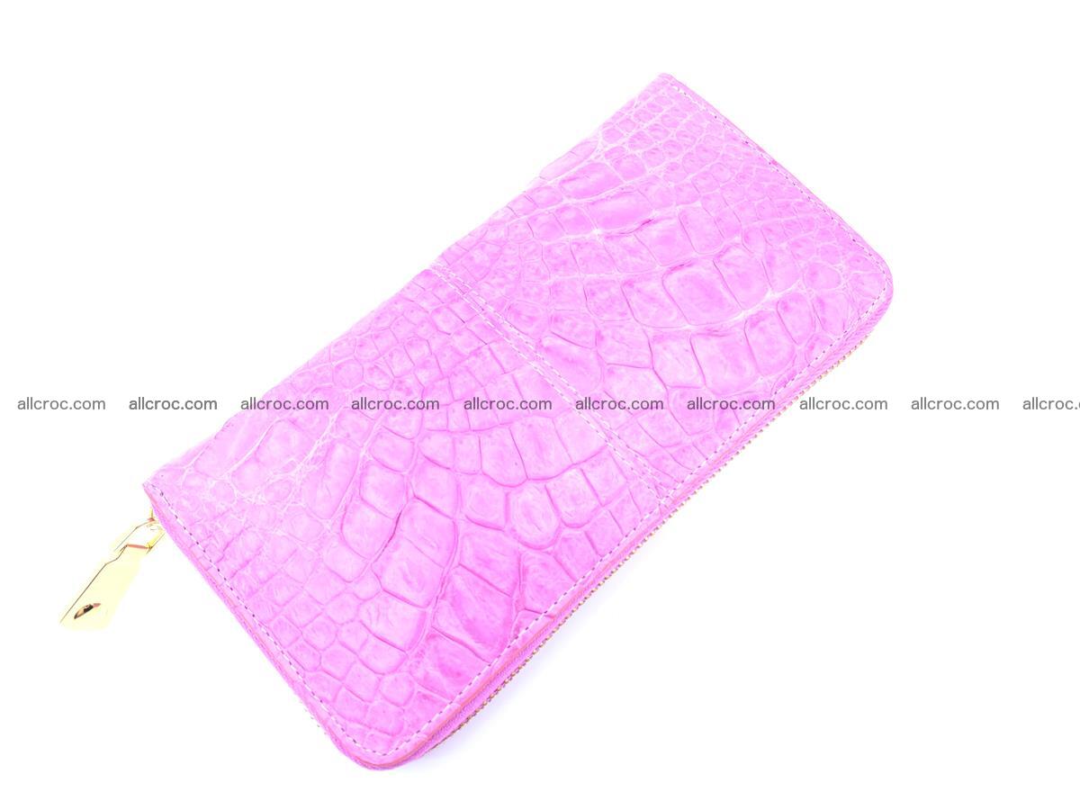 Crocodile skin wallet with zip 977 Foto 6