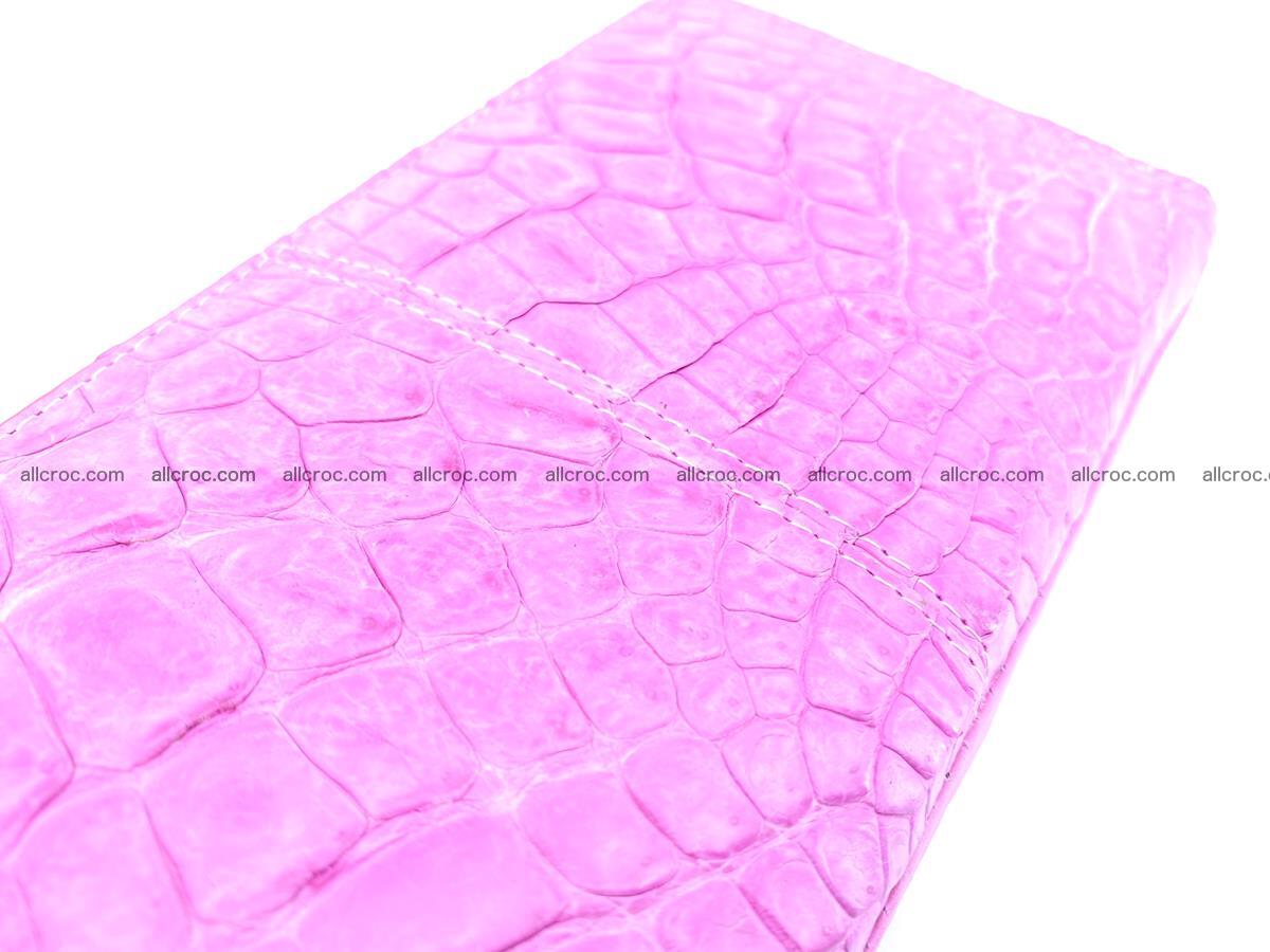 Crocodile skin wallet with zip 977 Foto 10