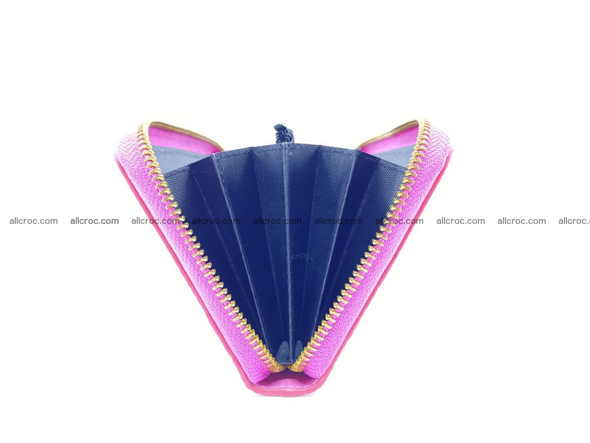 Crocodile skin wallet with zip 977 Foto 12