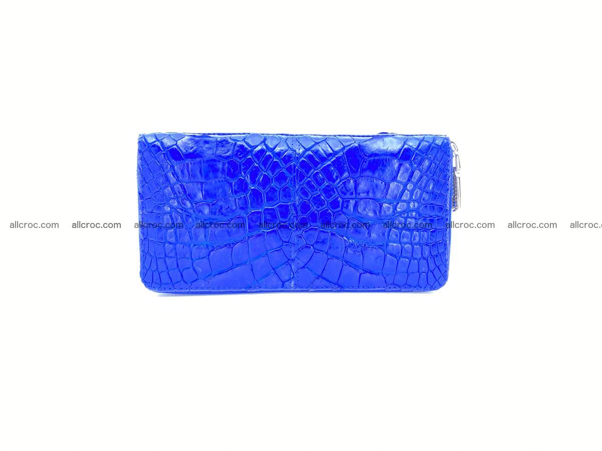 Crocodile skin wallet with zip 1011 Foto 0