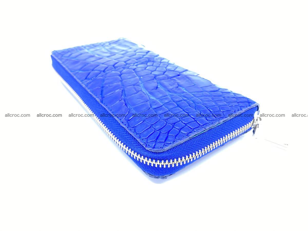 Crocodile skin wallet with zip 1011 Foto 5