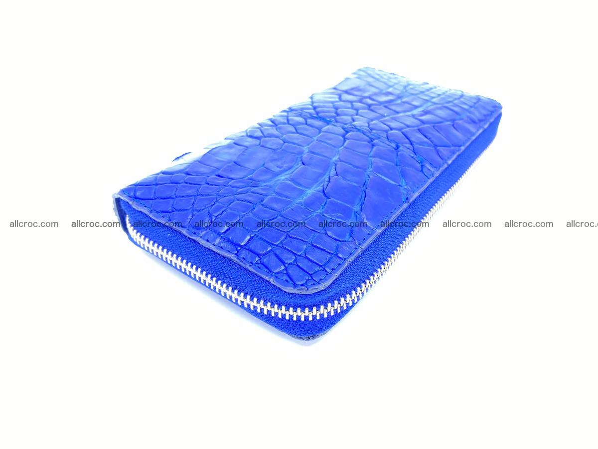 Crocodile skin wallet with zip 1011 Foto 4