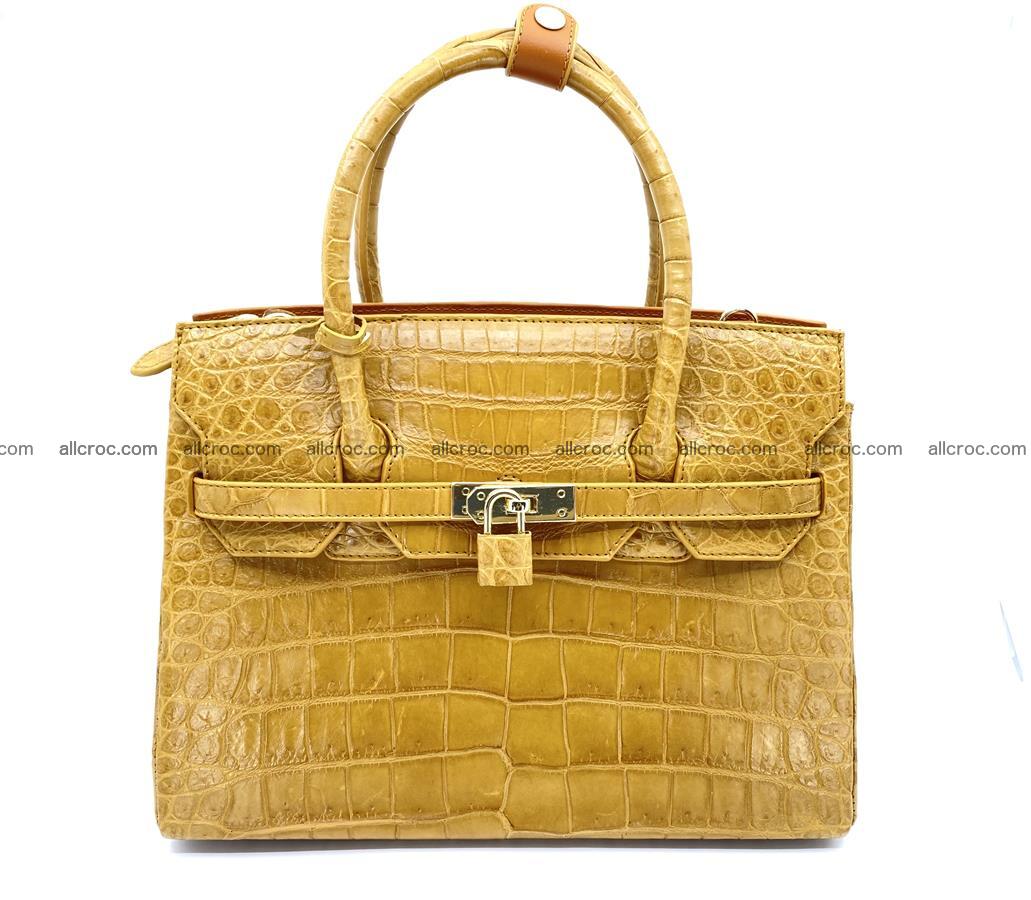 Crocodile skin women’s handbag 1448 Foto 0