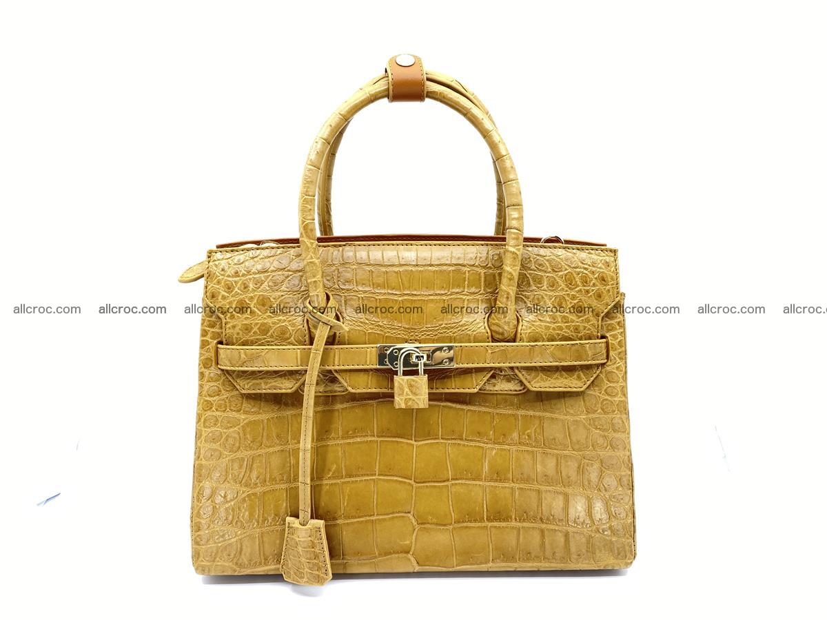 Crocodile skin women’s handbag 1448 Foto 6