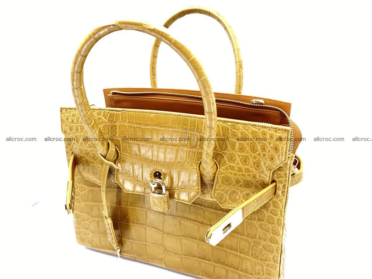 Crocodile skin women’s handbag 1448 Foto 17