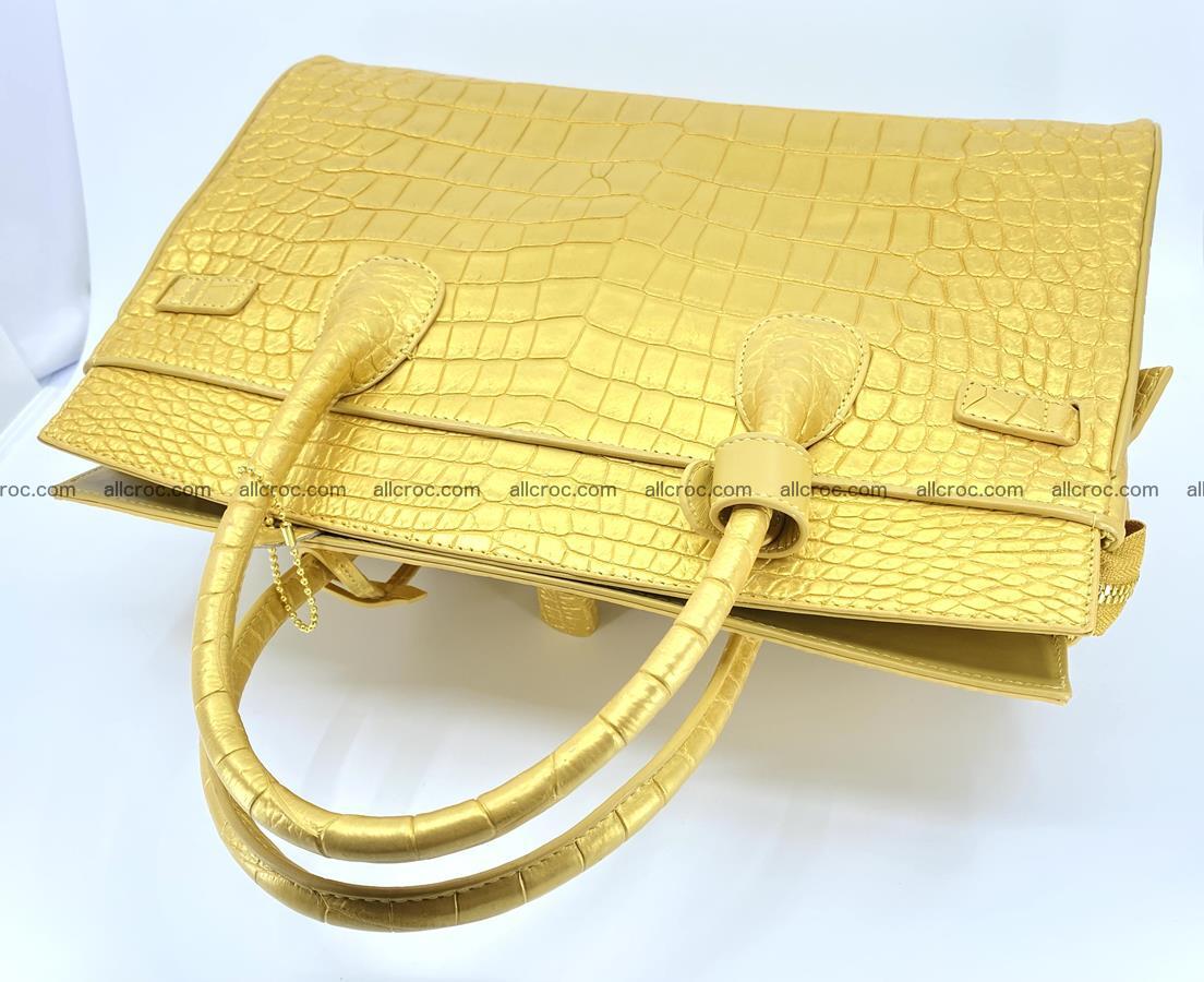 Crocodile skin women’s handbag 1447 Foto 7