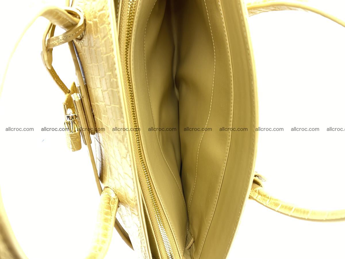 Crocodile skin women’s handbag 1447 Foto 10