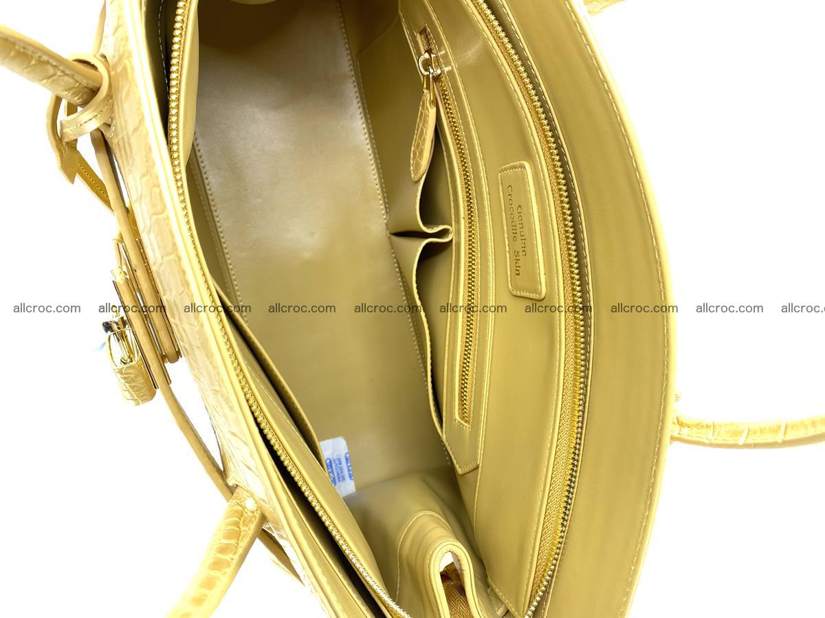 Crocodile skin women’s handbag 1447 Foto 12
