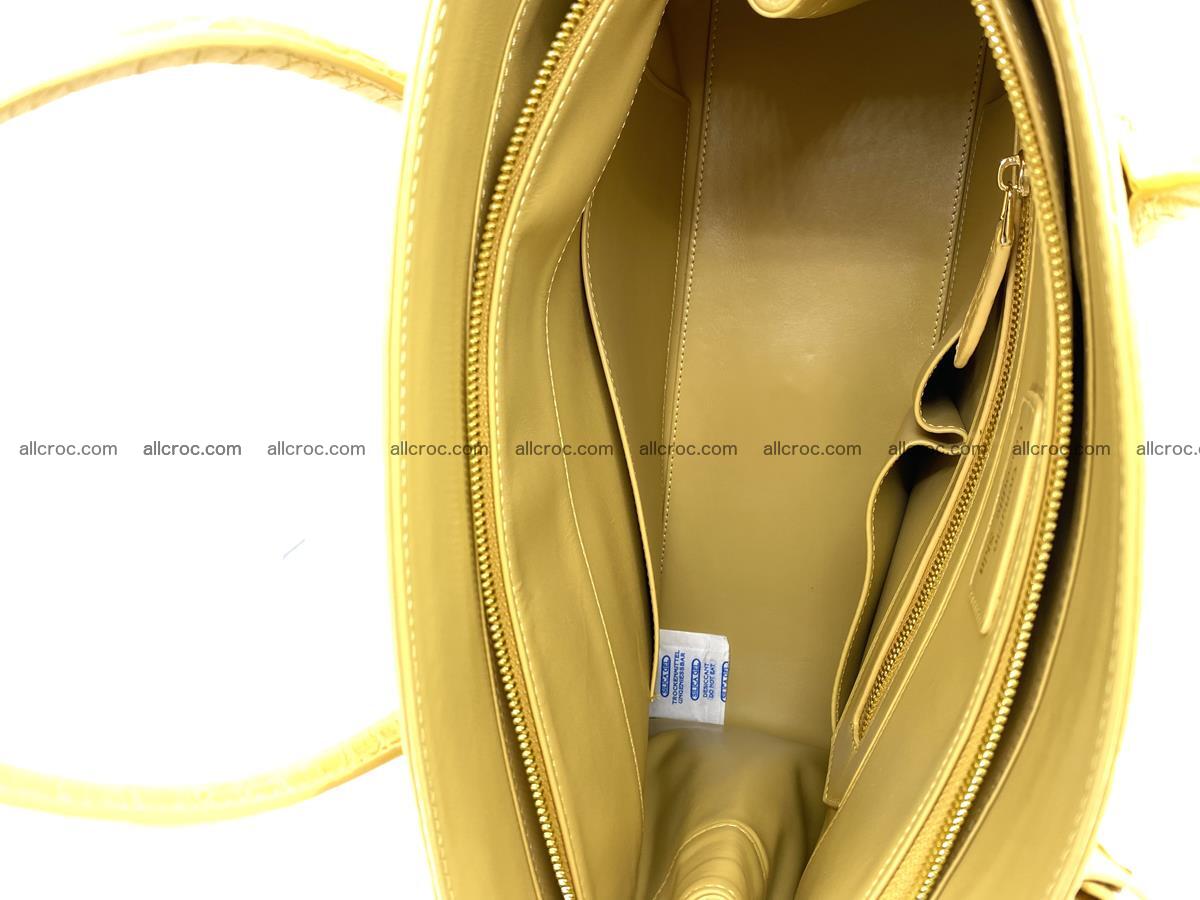 Crocodile skin women’s handbag 1447 Foto 13